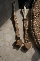 Attache tétine upcyclée